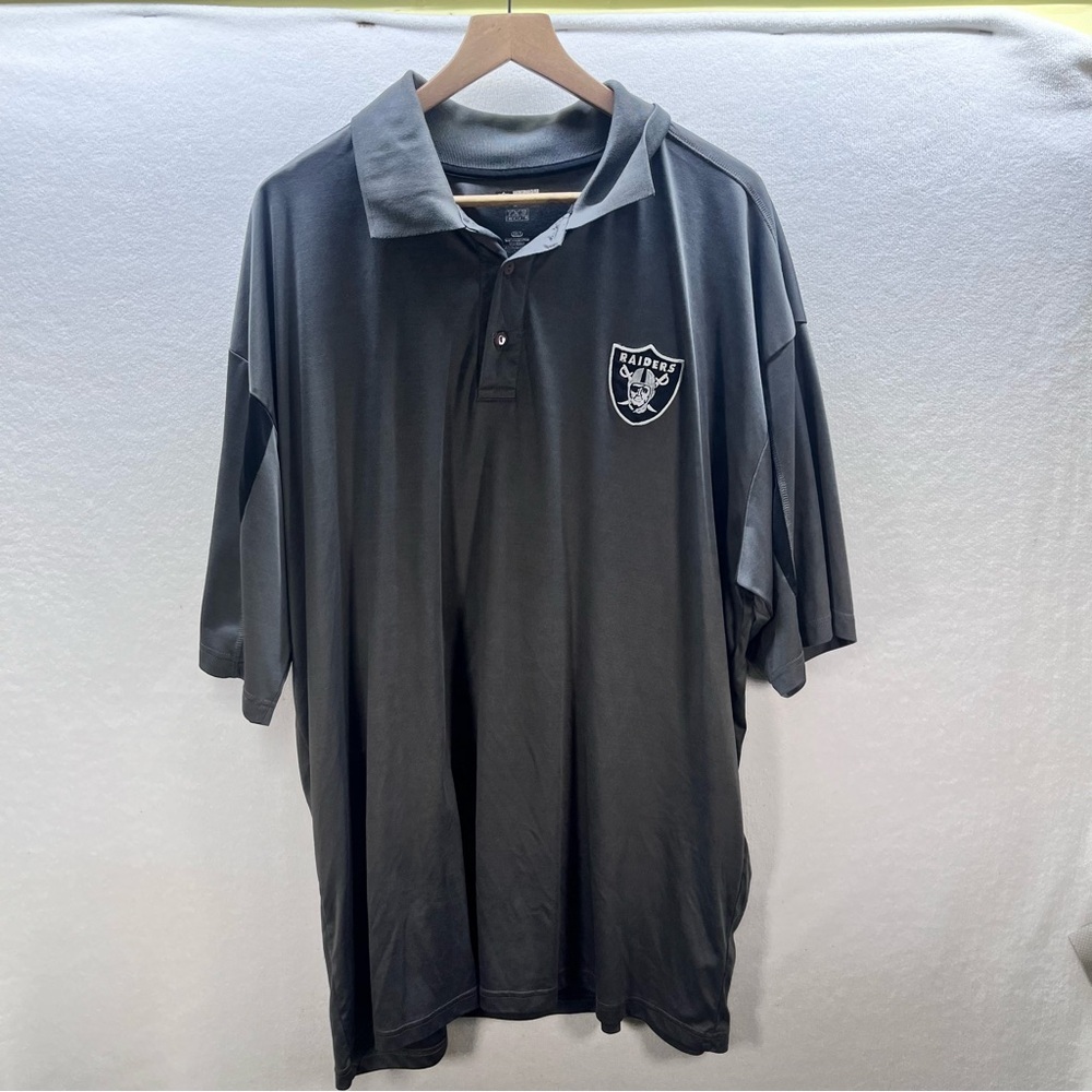Las Vegas Raiders NFL Team Apparel Performance Polo Shirt Mens 3XLT comfy 2815‎